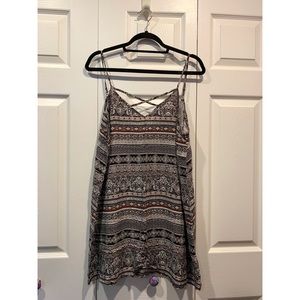 Forever 21 Criss Cross Tribal Dress